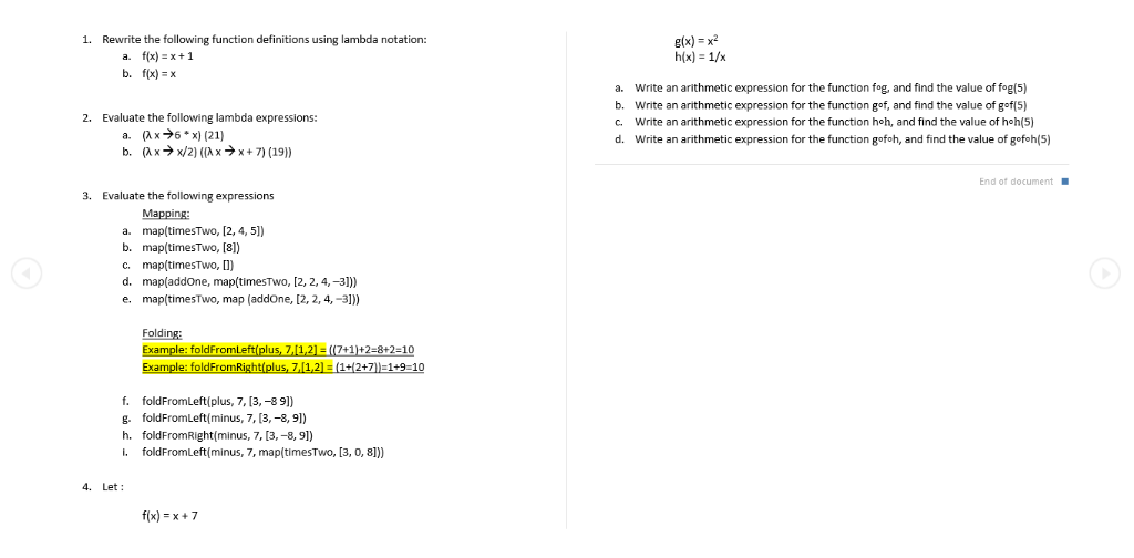 Solved 1. Rewrite the following function definitions using | Chegg.com