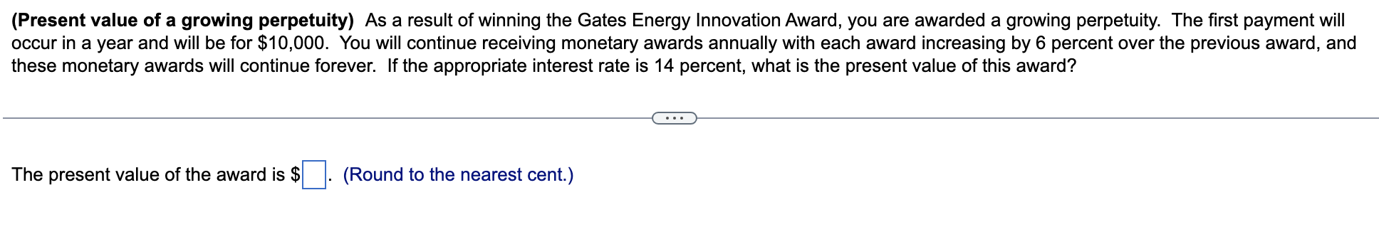 Solved (Present value of a growing perpetuity) As a result | Chegg.com