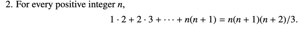 Solved 2. For every positive integer n | Chegg.com