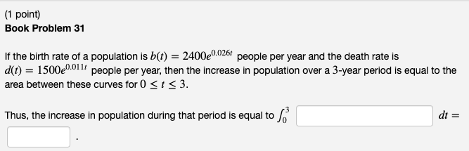 birth rate problem solving