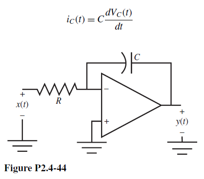 Solved Consider the circuit shown in Fig. P2.4-44. | Chegg.com