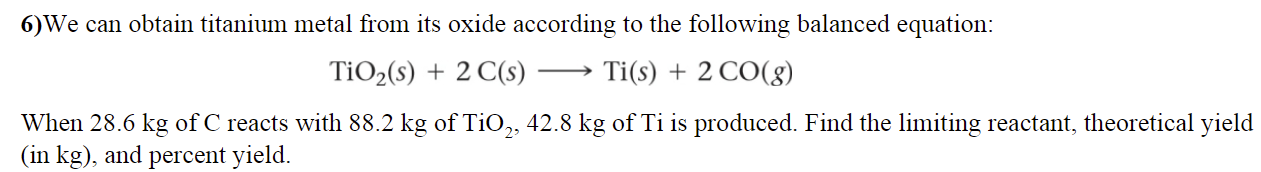 Solved 1) Balance this Chemical Equation: Co2O3(s) + C(s) → | Chegg.com