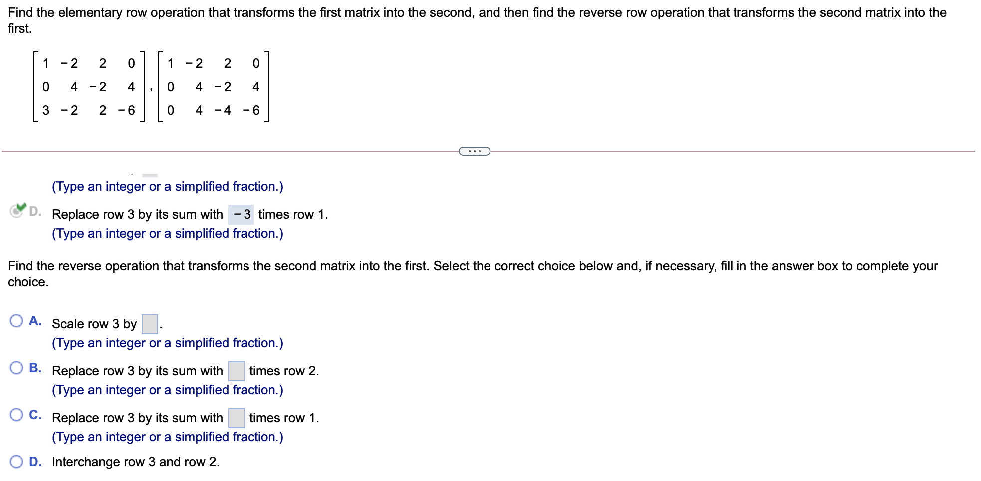 Solved Determine the value(s) of h such that the matrix is | Chegg.com