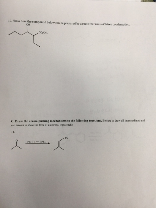 Solved 10. Show how the compound below can be prepared by a | Chegg.com