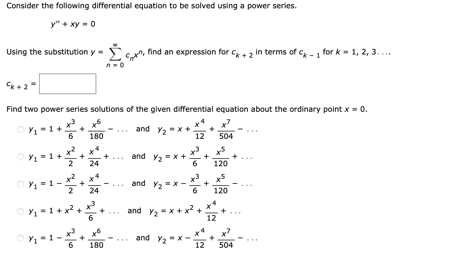 Solved Consider the following differential equation to be