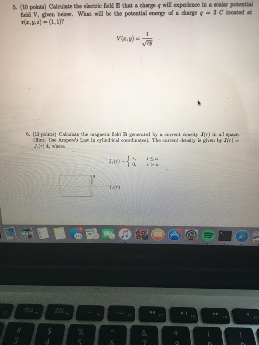 Solved Calculate the electric field E that a charge q will | Chegg.com