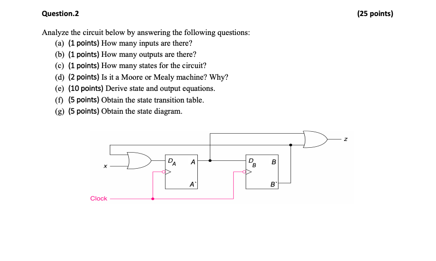 Solved Analyze The Circuit Below By Answering The Following | Chegg.com