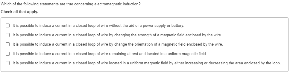 Solved Which of the following statements are true concerning | Chegg.com