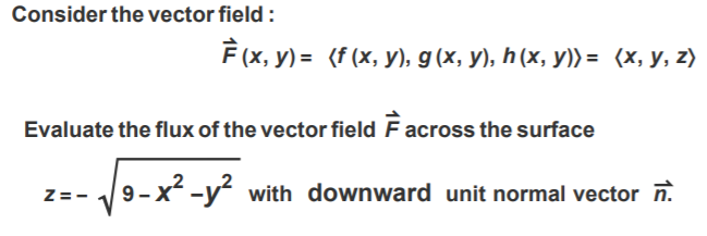Solved Consider The Vector Field E X Y F X Y G Chegg Com