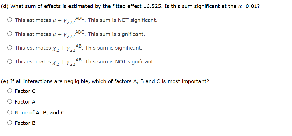 half factorial design of experiments