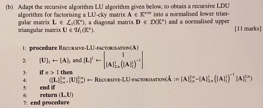 Solved 2 Set 2 2 4 A 1 1 0 3 0 6 A Apply The Recurs Chegg Com