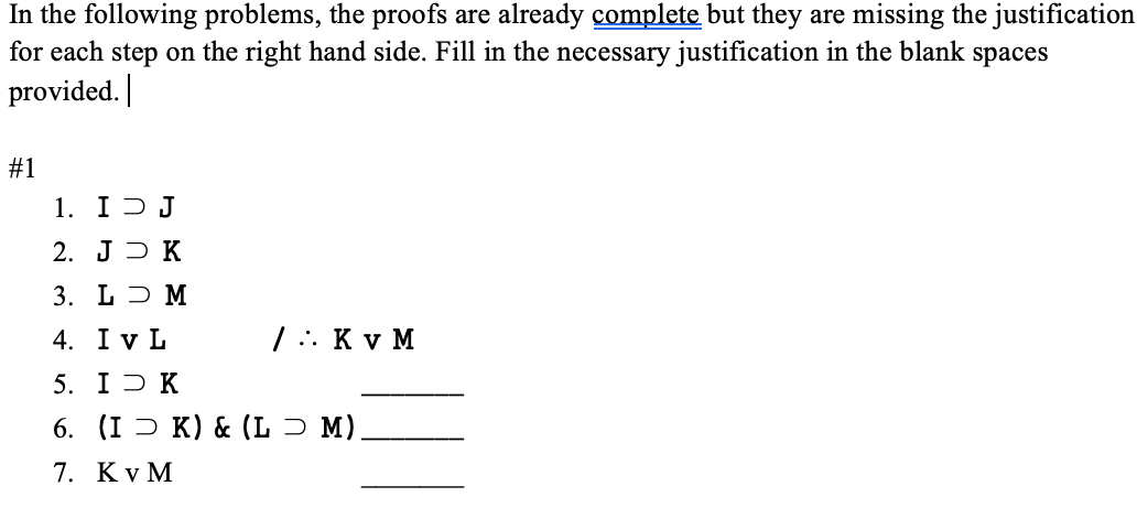 Solved In The Following Problems, The Proofs Are Already | Chegg.com