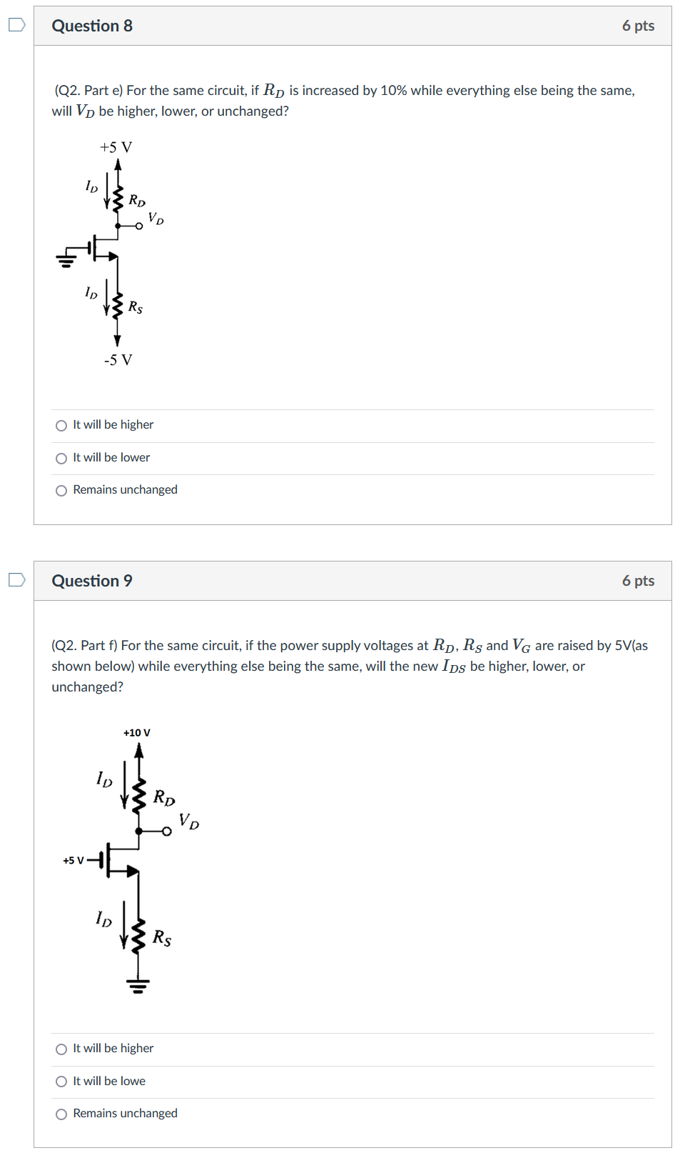 Solved D Question 4 6 pts (Q2. Part a) Consider the | Chegg.com