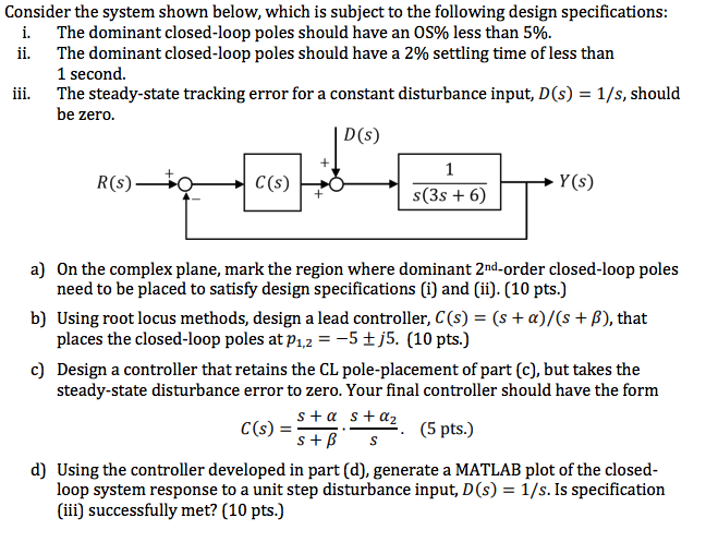 Solved Consider the system shown below, which is subject to | Chegg.com
