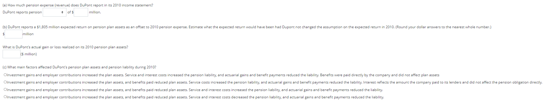 Solved Analyzing And Interpreting Pension Disclosures Assume | Chegg.com