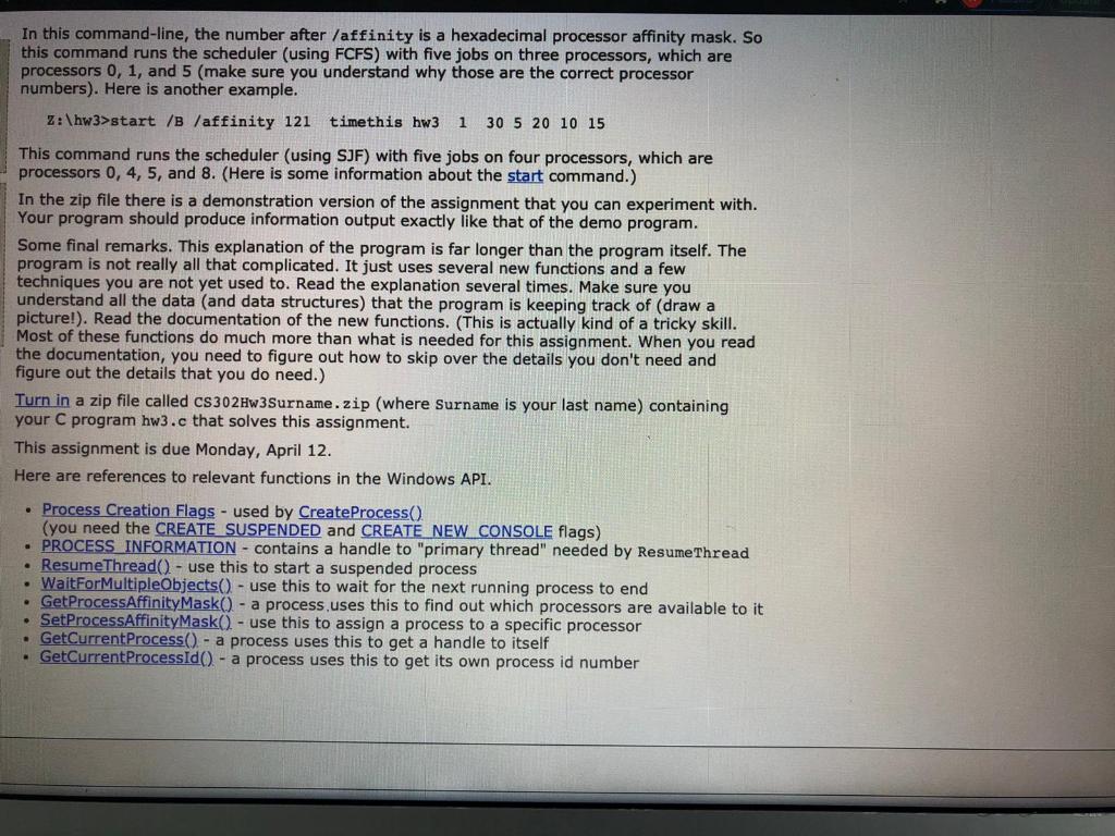 Operating Systems Spring, 2021 For this assignment | Chegg.com