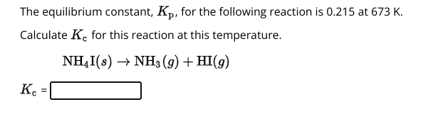 Consider the following reaction: 2HI(g)⇌H2( g)+I2(g) | Chegg.com