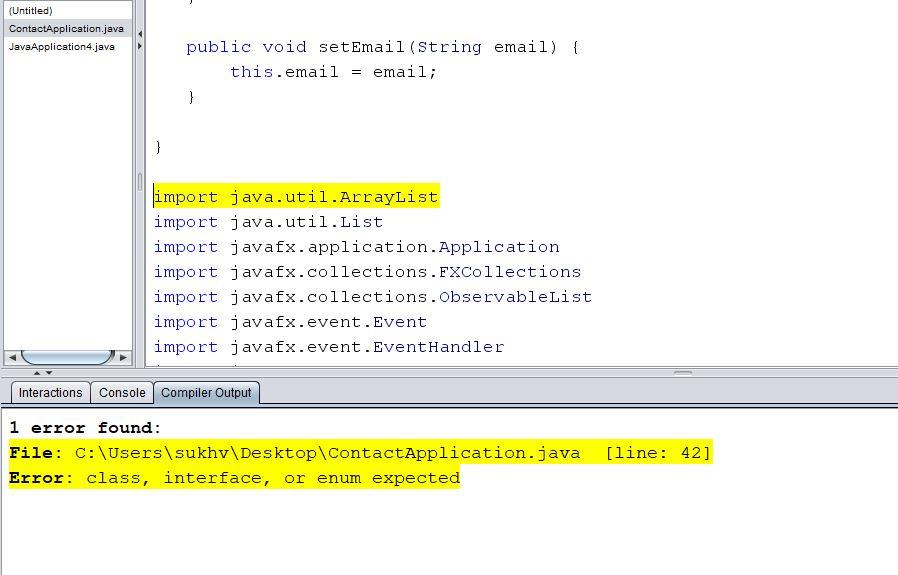 Solved Can someone please help me to solve this error and | Chegg.com