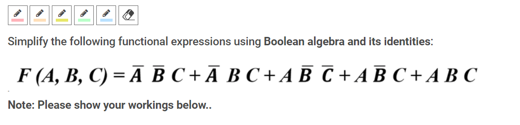 Solved Simplify The Following Functional Expressions Using | Chegg.com