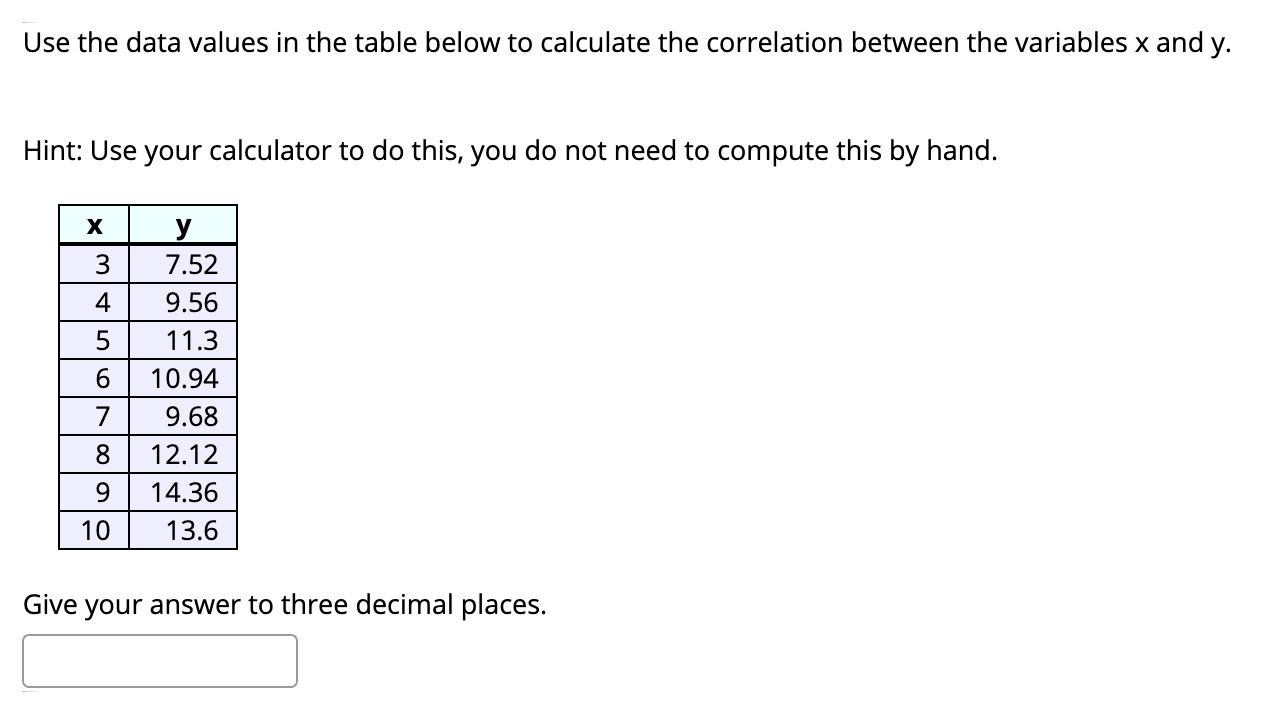 Solved Use The Following Data Set To Answer The Questions 8478