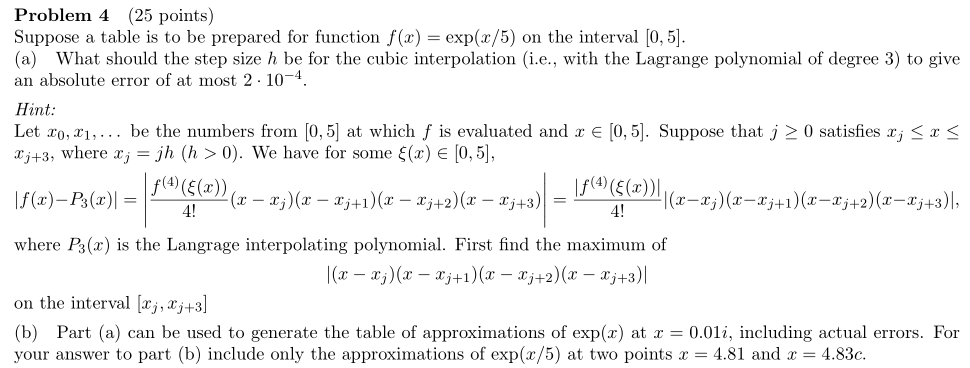 Solved Problem 4 (25 points) Suppose a table is to be | Chegg.com