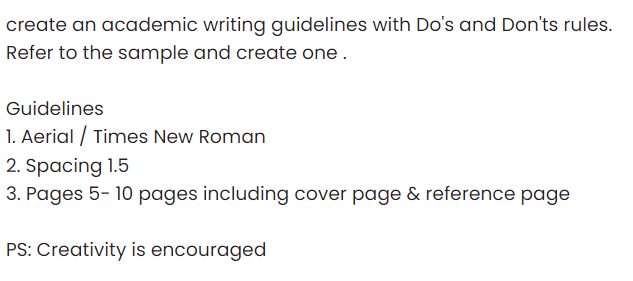 create-an-academic-writing-guidelines-with-do-s-and-chegg