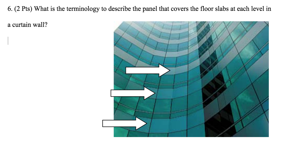 Solved 6 2 Pts What Is The Terminology To Describe The