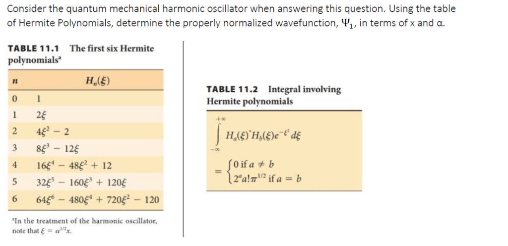 Solved Consider the quantum mechanical harmonic oscillator | Chegg.com