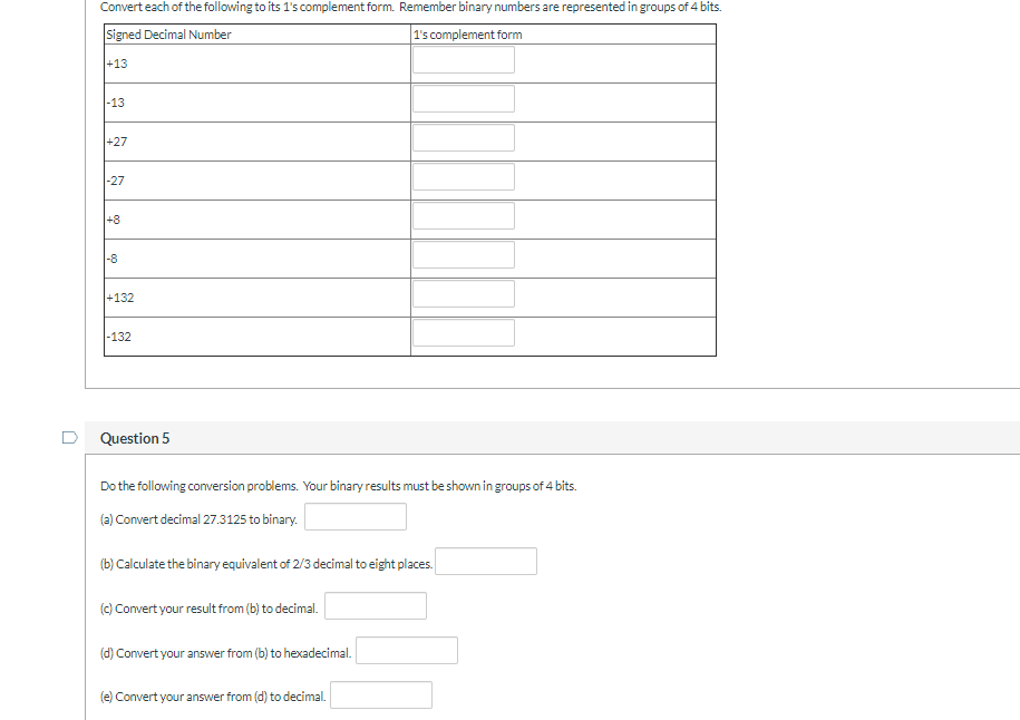 solved-convert-following-1-s-complement-form-remember-bin