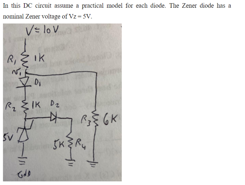 Solved 1. Assume that all the diodes are ON (including the | Chegg.com