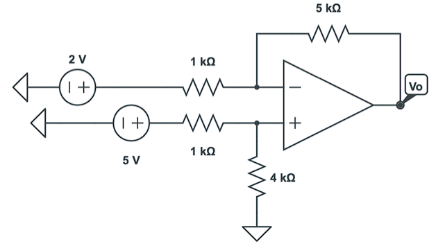 Solved What type of op amp is this? what is the value of Vo? | Chegg.com