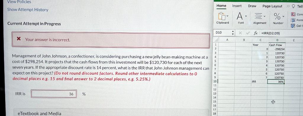 Solved I am not sure what I am doing wrong with this | Chegg.com