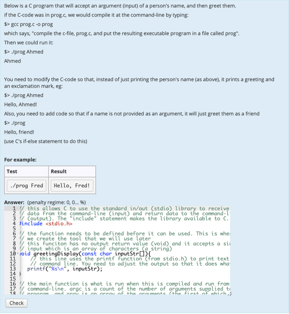 Solved Below Is A C Program That Will Accept An Argument Chegg Com