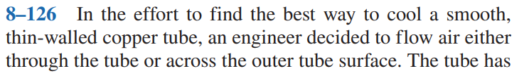 Solved 8-126 In the effort to find the best way to cool a | Chegg.com