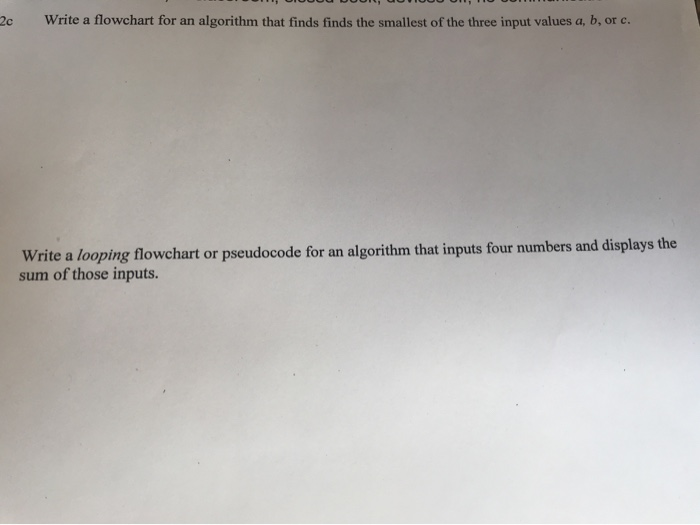 Solved Write a flowchart for an algorithm that finds finds | Chegg.com
