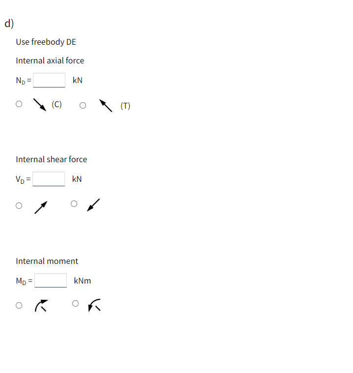Solved A statically determinate frame is shown below, L= 2 m | Chegg.com