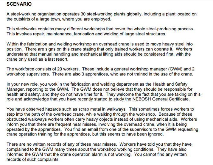 Solved A steelworking organisation operates 30