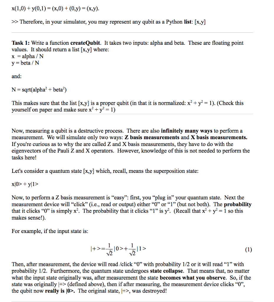 import math import random # COMPLETE ONE FUNCTION AT | Chegg.com