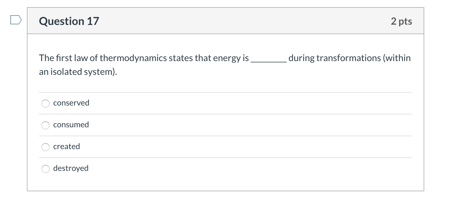 Solved Question 14 2 pts Which of the following factors will | Chegg.com