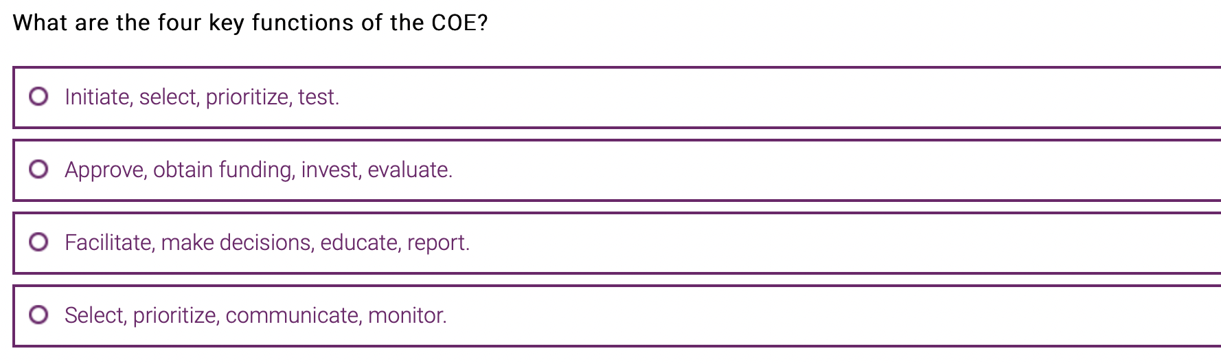 solved-what-are-the-four-key-functions-of-the-coe-o-chegg