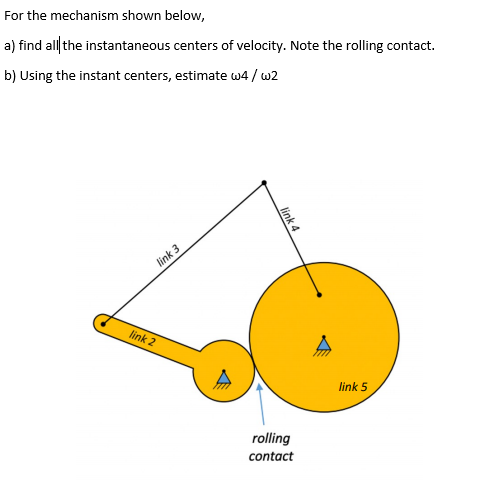 Solved For the mechanism shown below, a) find all the | Chegg.com