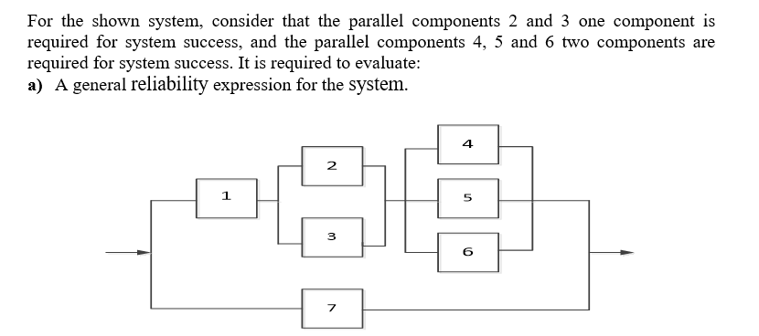 Solved For the shown system, consider that the parallel | Chegg.com