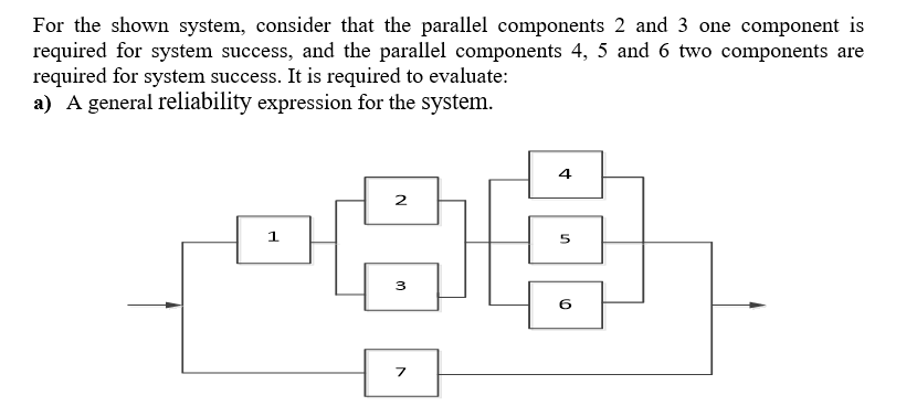 Solved For The Shown System, Consider That The Parallel | Chegg.com