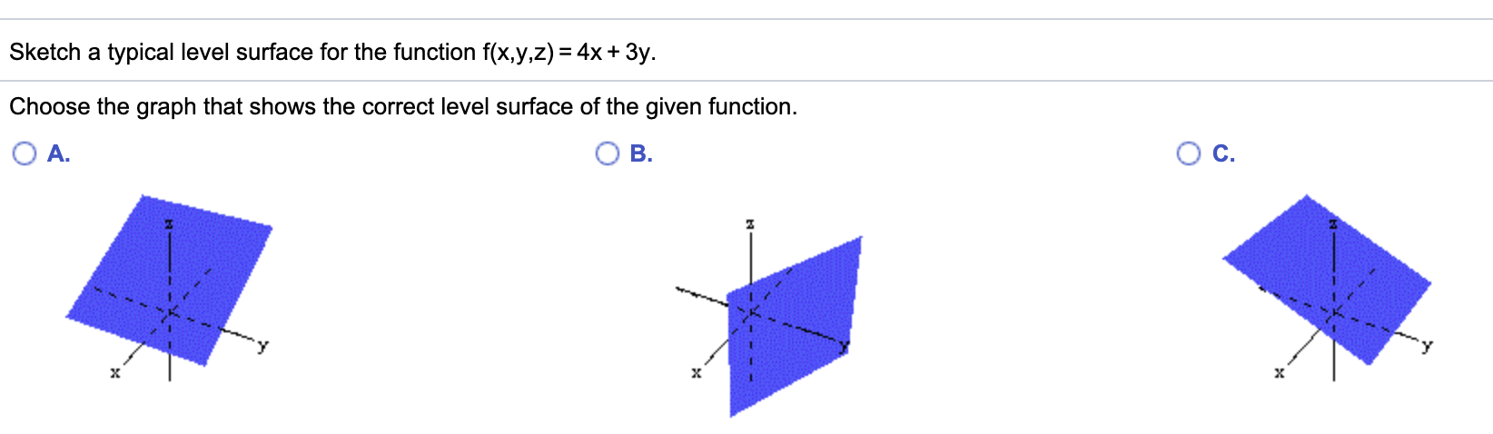 Solved Sketch a typical level surface for the function | Chegg.com