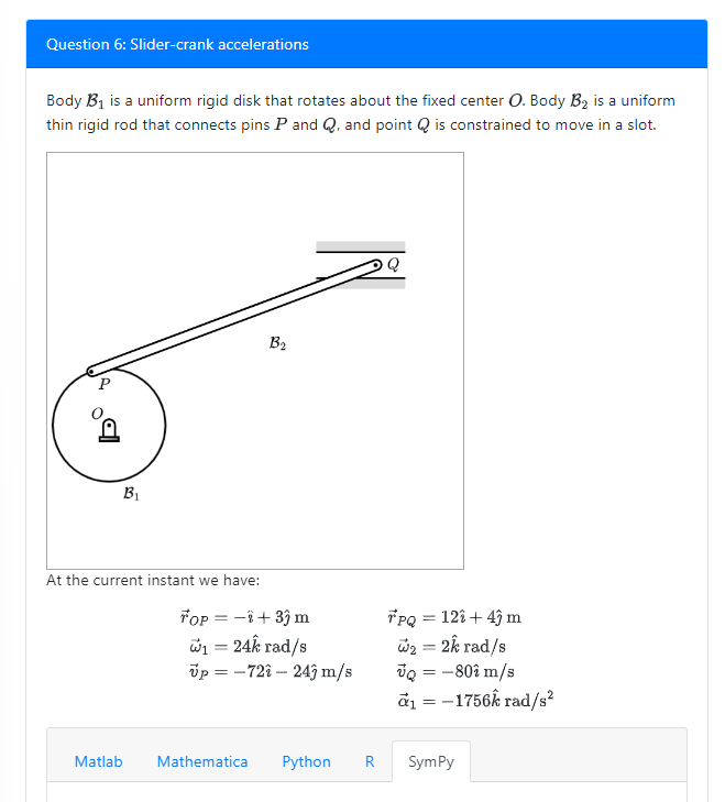 Solved Body B1 Is A Uniform Rigid Disk That Rotates About | Chegg.com