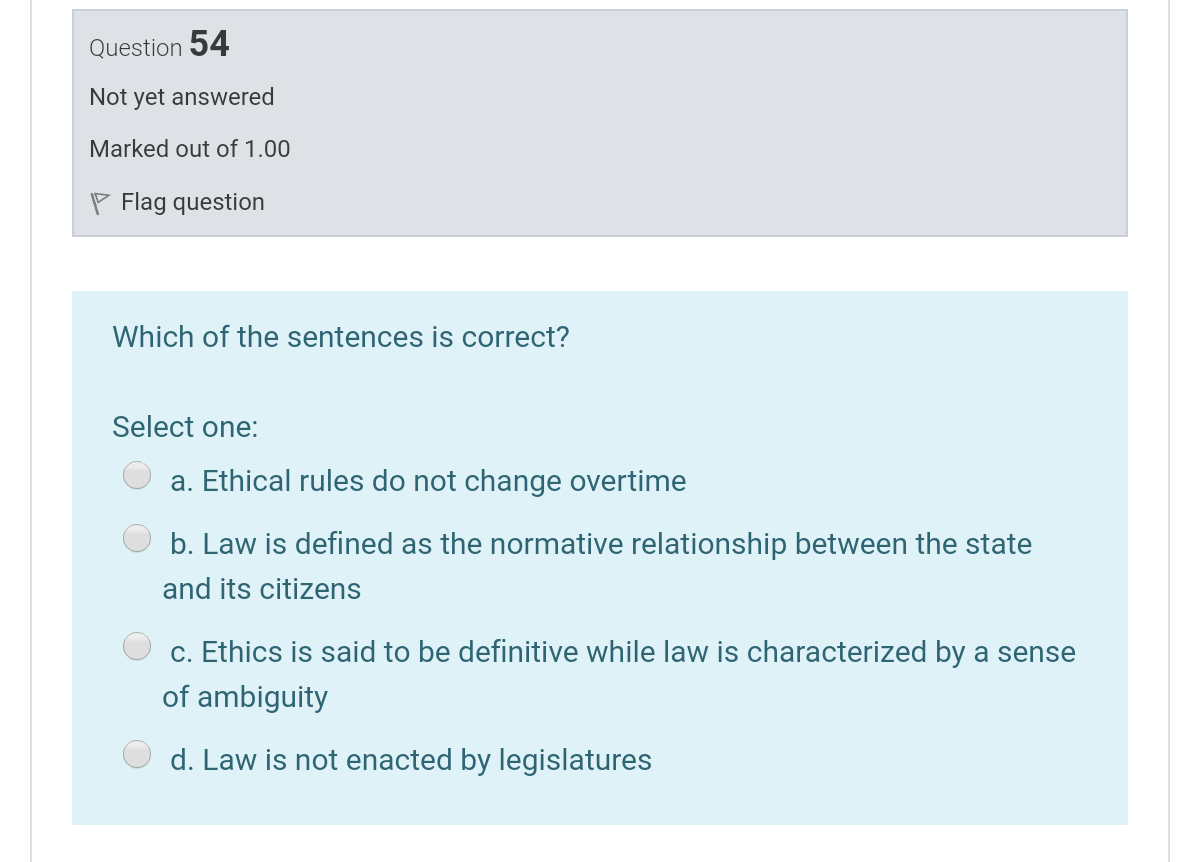 Solved Question 50 Not yet answered Marked out of 1 00 P Chegg com