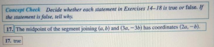 Solved Concept Check Decide whether each statement in | Chegg.com