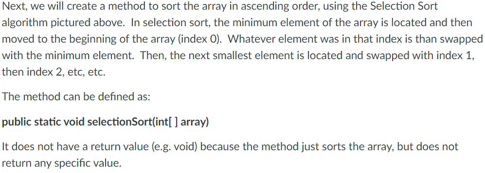 Solved In this program, you will be writing Java code to | Chegg.com