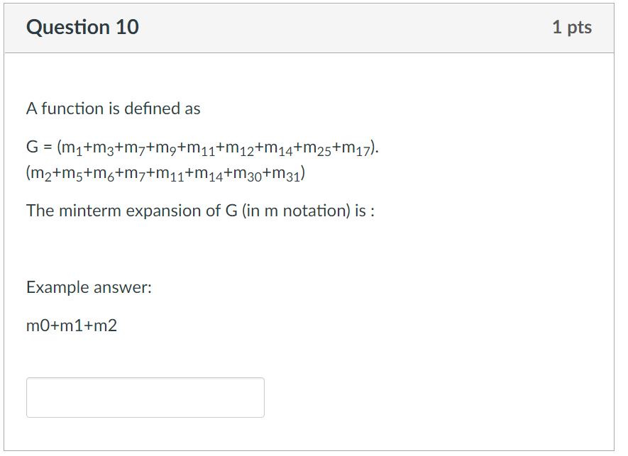 Solved f a b c m3 m4 m5 m6 m7 write f as a product of chegg