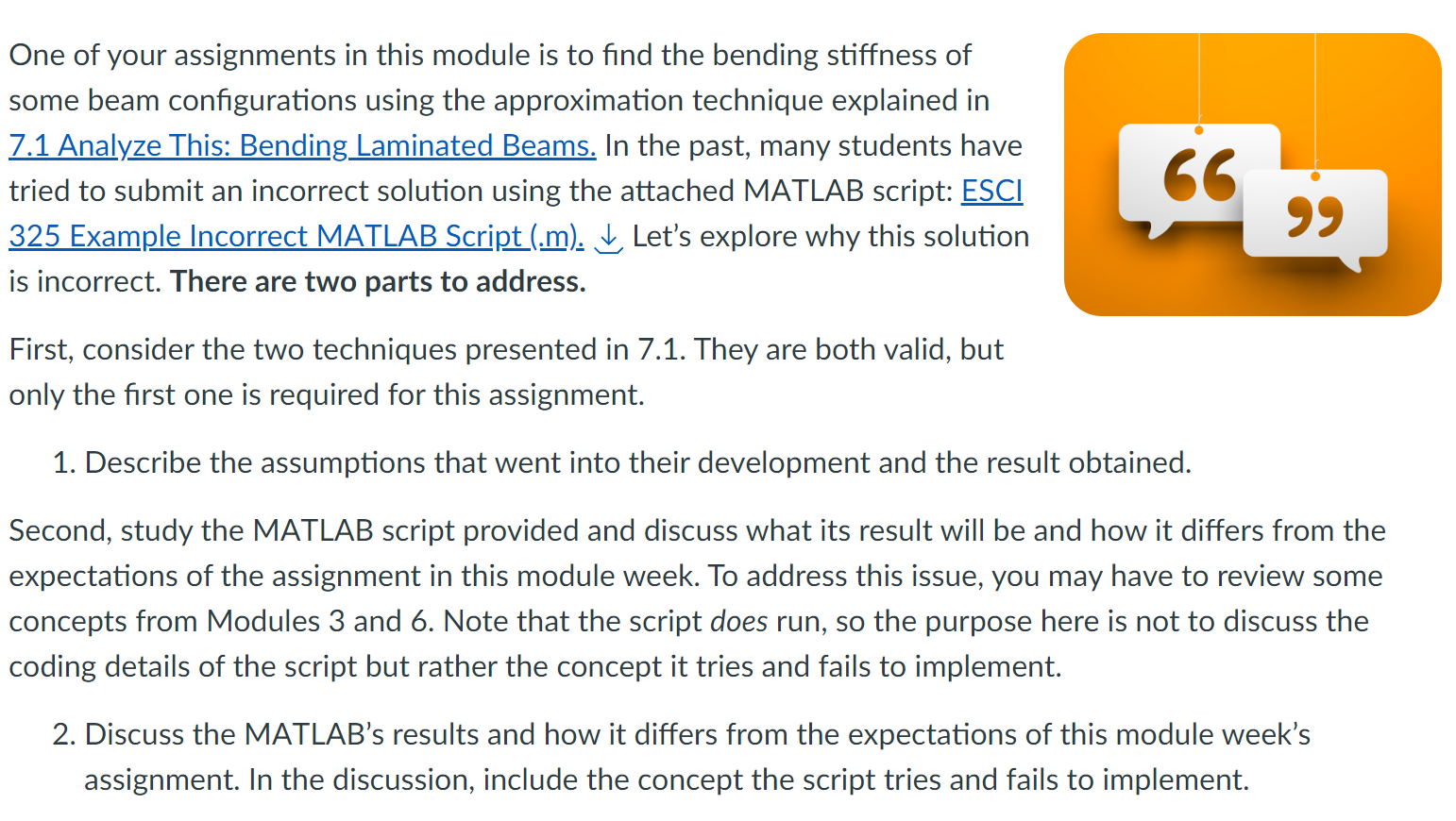 Solved Please discuss what they matlab is trying to discuss | Chegg.com